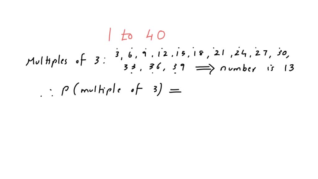 SOLVED The probability that you randomly draw a short straw from a group of 40 straws is (3