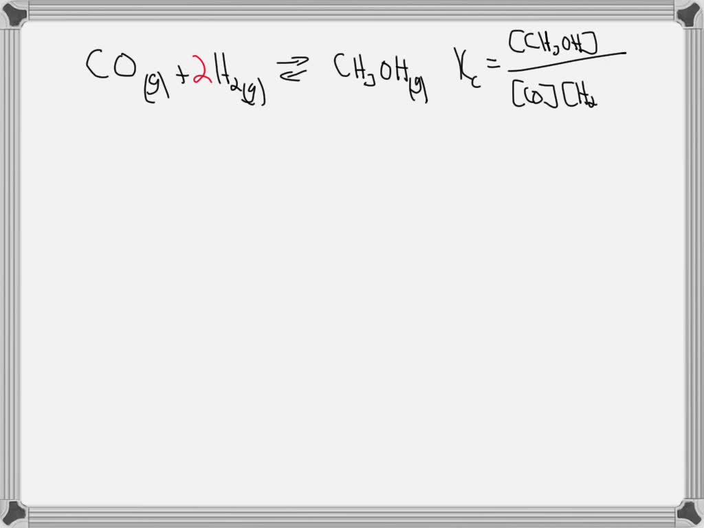 A mixture of gaseous CO and H2, called synthesis gas, is used ...