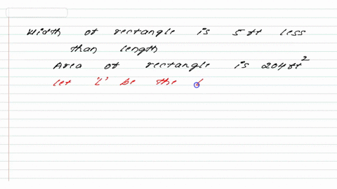 the-width-of-a-rectangle-is-5ft-less-than-the-length-the-area-of-the-rectangle-is-204ft2find-the-length-l-and-width-w-of-the-rectangle-68127