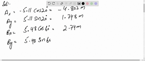 the-three-displacement-vectors-in-the-drawing-have-magnitudes-of-a-511-m-b-548-m-and-c-395-m-find-the-resultant-a-magnitude-and-b-directional-angle-of-the-three-vectors-by-means-of-the-compo-76733