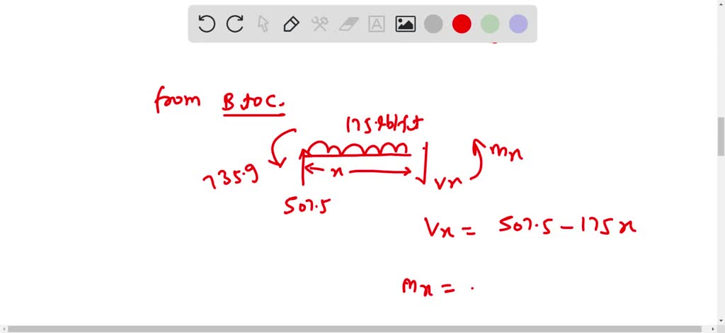 SOLVED: A simply supported beam is subjected to uniformly distributed ...