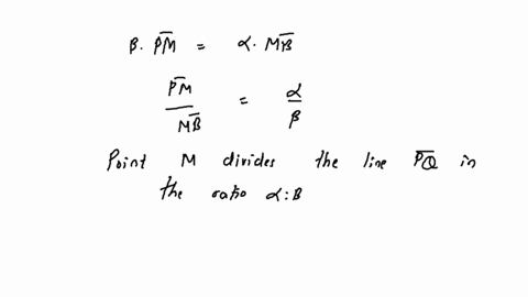 point-p-and-q-have-position-vectors-p-and-q-with-reference-to-an-origin-o-and-m-is-the-point-on-pq-such-that-a-prove-that-the-position-vector-of-m-is-given-by-b-write-the-position-vectors-of-53502