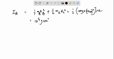 the-three-masses-shown-in-the-figure-below-are-connected-by-massless-rigid-rods-find-the-moment-of-inertia-about-an-axis-that-passes-through-mass-and-is-perpendicular-to-the-page_-find-the-m-72403