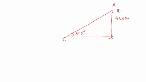 while-standing-atop-a-building-452-m-tall-you-spot-a-friend-standing-on-a-street-corner-using-a-protractor-and-a-dangling-plumb-bob-you-find-that-the-angle-between-the-horizontal-and-the-dir-58935