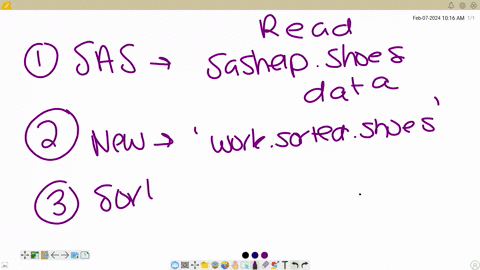 this-project-will-use-data-set-sashelpshoes-write-a-sas-program-that-will-read-sashelpshoes-as-input-create-the-sas-data-set-worksortedshoes-sort-the-sashelpshoes-data-set-o-first-by-variable-product