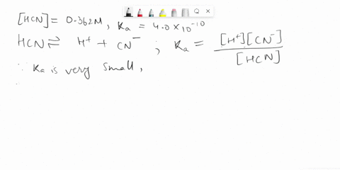 calculate-the-ph-of-a-0362-m-aqueous-solution-of-hydrocyanic-acid-hcn-ka-4010-10-ph-___-83072