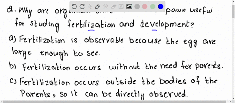 why-are-organisms-that-broadcast-spawn-useful-for-studying-fertilization-development-afertilization-is-observable-because-the-eggs-are-large-enough-to-see-bfertilization-occurs-without-the-n-12684