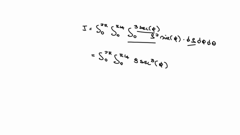 evaluate-the-following-integral-in-spherical-coordinates-int_02-pi-int_0fracpi4-int_03-sec-varphi-rho2-sin-varphi-d-rho-d-varphi-d-theta