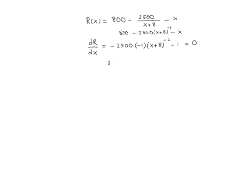 the-revenue-function-for-a-one-product-firm-is-given-by-the-following-equation-rx800-2500x8-x-find-the-value-of-x-that-results-in-maximum-revenue-67572