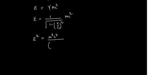 starting-with-the-definitions-of-relativistic-energy-and-momentum-show-that-e2-p2-c2-m2c4-eq-2613-85924