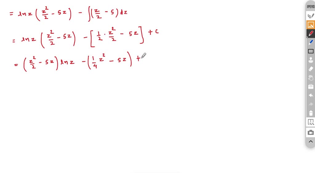 SOLVED: Find the Indefinite Integral: (Note: Solve by the simplest ...