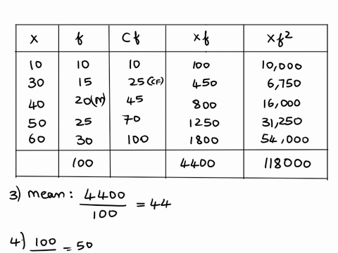 a-find-1-mean-2-median-for-the-following-data-2717-11-825-1815141614-13-12-1410-30-28-1-mean-2-median-b-for-the-following-sample-find-3-mean-4-median-5-samplevariance-frequencyf-xf-x2-f-10-1-59817