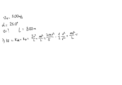 a-uniform-solid-sphere-is-rolling-without-slipping-along-3-horizontal-surface-with-a-speed-of-500-ms-when-it-starts-up-3-ramp-that-makes-an-angle-of-2509-with-the-horizontal-what-is-the-spee-86609