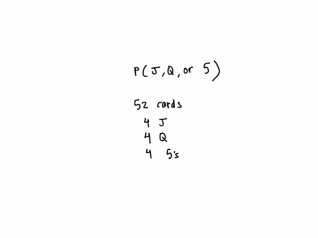 SOLVED If a single card is drawn from an ordinary deck of cards, what
