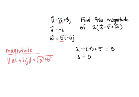 let-u-2i-3j-v-i-and-w-5i-6j-what-is-the-magnitude-of-2u-v-w-100-134-171-216-06711