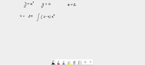use-cylindrical-shells-to-find-the-volume-of-the-solid-formed-by-rotating-the-region-bounded-by-and-ylabout-the-line-x2-66479