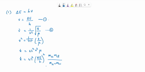 1-given-that-the-spacing-between-vibrational-energy-levels-of-the-hcl-molecule-is-036-ev-calculate-the-effective-force-constant-2-find-the-classical-temperature-associated-with-this-differen-56758