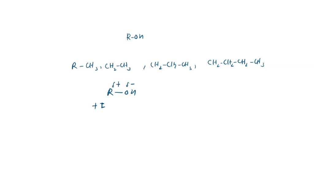 SOLVED Consider the following alcohols methanol (CH3OH); ethanol