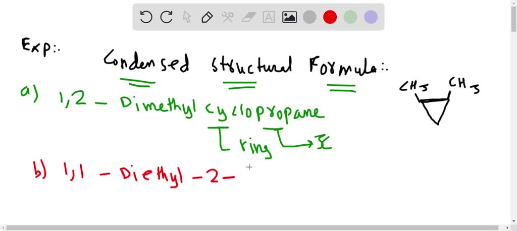 SOLVED: Draw the structural formula for the following line-angle ...