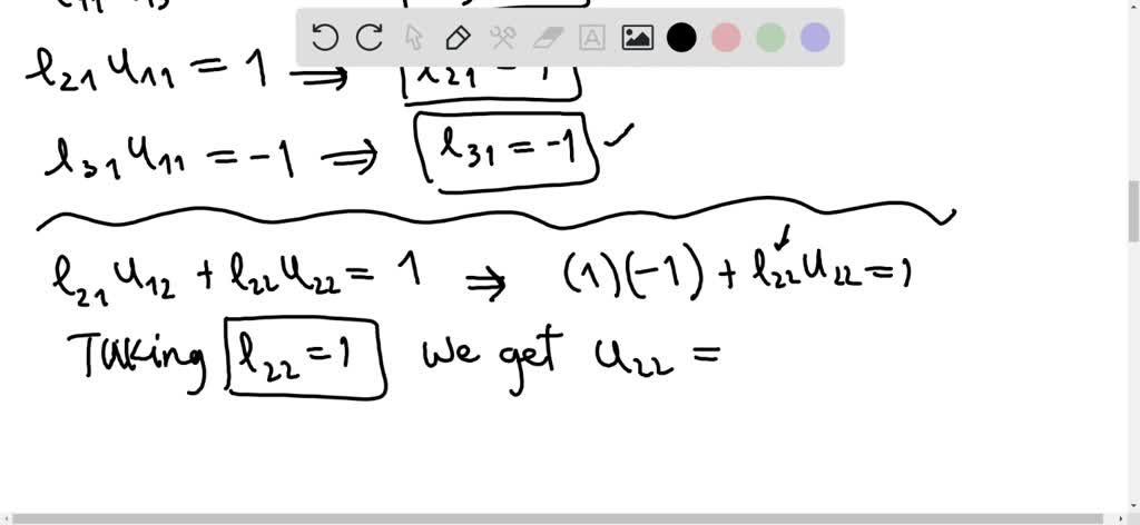 SOLVED: Solving Ax B Using LU Decomposition Given Matrix A And Vector B ...