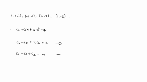 poini-by-using-ihe-method-of-leasi-squares-find-the-best-parabola-through-the-points-22-02-step-the-general-equation-of-parabola-is-c0-c1i-c2r-plugging-the-data-points-into-this-fommula-give-10676