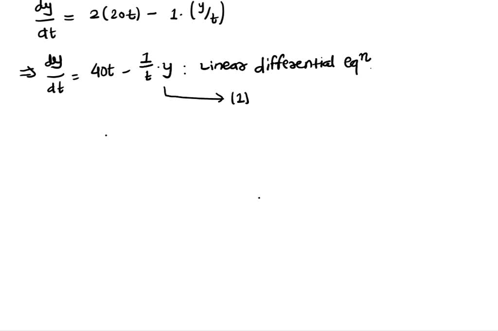 SOLVED Suppose a water tank is being pumped out at 1 L/min. The tank