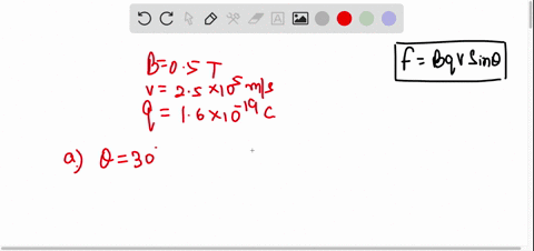 what-is-the-magnitude-force-on-a-proton-moving-at-25x105-ms-in-a-magnetic-field-05t-if-the-velocity-and-magnetic-field-are-at-30-degree-what-is-the-magnitude-force-on-a-proton-moving-at-25x1-60365