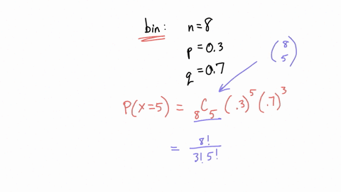 in-the-exercise-x-is-a-binomial-variable-with-n-8-and-p-03-compute-the-given-probability-check-your-answer-using-technology-hint-see-example-2-round-your-answer-to-five-decimal-places-px-5-65186