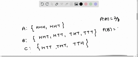 a-coin-is-tossed-three-times-and-the-eight-possible-outcomes-are-hhh-hht-hth-thh-htt-tht-tth-ttt-h-head-t-tails-all-eight-possible-outcomes-are-assumed-to-be-equally-likely-if-a-is-the-event-42266