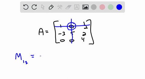 9-14-evaluate-the-minor-and-cofactor-using-the-matrix-a-aleftbeginarrayrrr1-0-frac12-3-5-2-0-0-4en-3-74784
