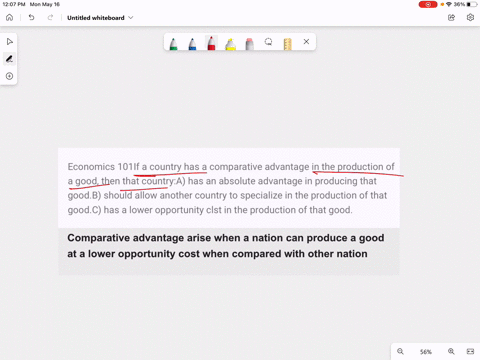 economics-101if-a-country-has-a-comparative-advantage-in-the-production-of-a-good-then-that-countrya-has-an-absolute-advantage-in-producing-that-goodb-should-allow-another-country-to-special-66394