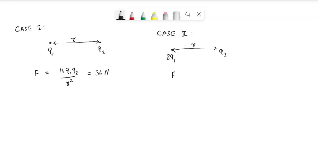 SOLVED Objects 1 and 2 attract each other with a electrostatic force