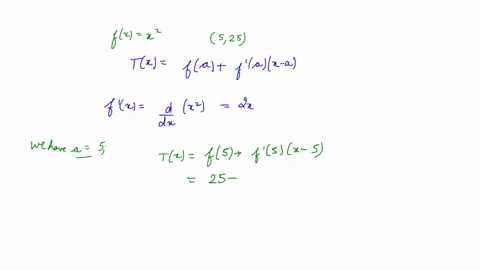 find-the-tangent-line-approximation-t-to-the-graph-of-f-at-the-given-point-then-complete-the-table-round-your-answers-to-four-decimal-places-fx-x2-5-25-tx-49-499-501-51-fx-tx-50375