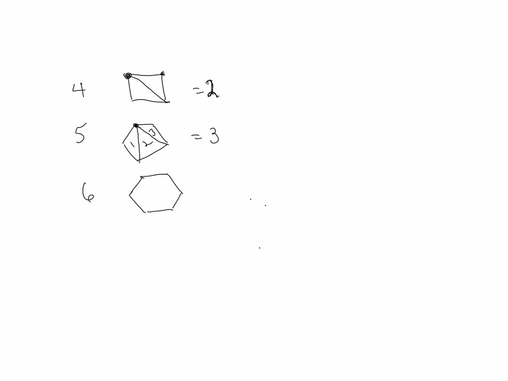 SOLVED Using diagonals from a common vertex, how many triangles could