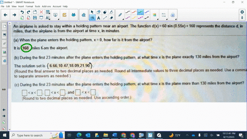 an-airplane-is-asked-to-stay-within-holding-pattern-near-an-airport-the-function-d-60-sin-0-55x-160-represents-the-distance-d-in-miles-that-the-airplane-is-from-the-airport-at-time-in-minute-47696