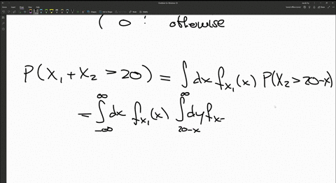 let-x-have-a-uniform-distribution-on-the-interval-6-11-find-the-probability-that-the-sum-of-2-independent-observations-of-x-is-greater-than-20-45142