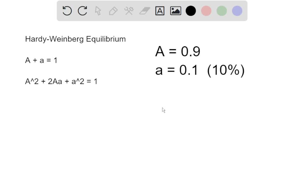 SOLVED: What does the term 2pq represent in the Hardy-Weinberg ...