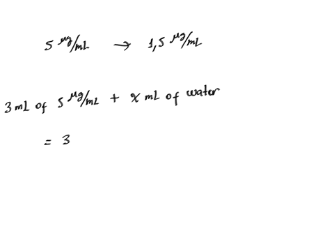 8-how-many-milliliters-of-sterile-water-for-injection-should-be-added-to-a-vial-containing-5-mu-mathrmg-mathrmml-of-a-drug-to-prepare-a-solution-containing-15-mu-mathrmg-mathrmml-of-the-drug