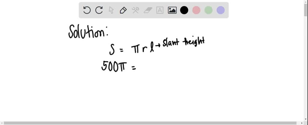 formula to find out slant height of cone