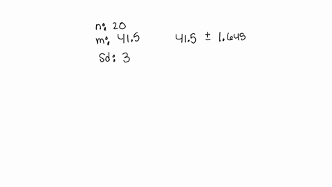 a-random-sample-of-20-acres-gave-a-mean-yield-of-wheat-equal-to-415-bushels-per-acre-with-a-standard-deviation-of-3-bushels-assuming-that-the-yield-of-wheat-per-acre-is-normally-distributed-09091