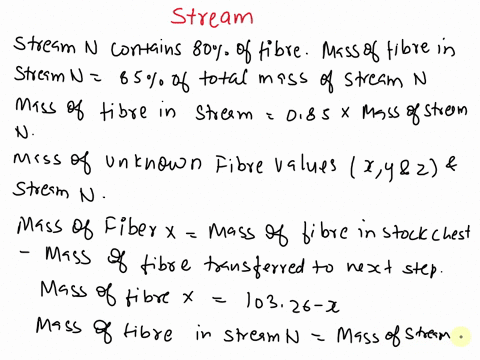question-2-10-marks-in-a-tissue-paper-machine-figure-2-belowstream-n-contains-85-fiberfind-the-mass-kg-of-unknown-fiber-values-x-y-and-z-and-stream-n-all-values-in-figure-1-below-are-in-kg-f-14348