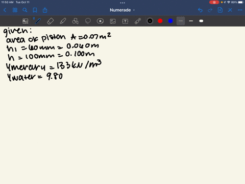 a-piston-having-a-cross-sectional-area-of-007-mathrmm2-is-located-in-a-cylinder-containing-water-a-2-9823