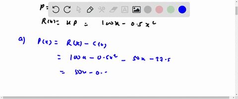 a-commodity-has-a-demand-function-and-the-total-cost-function-where-x-is-the-number-of-units-p-100-05x-c-50x-375-a-what-price-yields-a-maximum-profit-find-the-maximum-profit-b-when-profit-is-00972