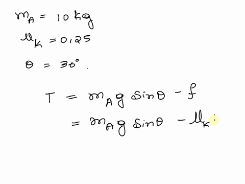 two-blocks-a-and-b-are-connected-over-a-massless-and-frictionless-pulley-as-shown-in-figure_-the-mass-of-block-a-is-10-kg-and-the-coefficient-of-kinetic-friction-between-block-a-and-the-surf-92692