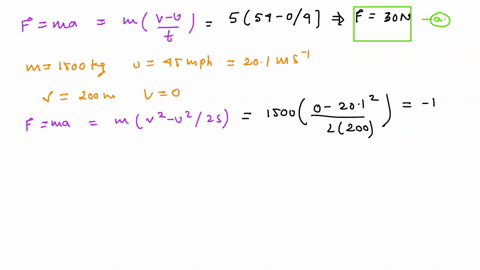 newtons-law-and-its-application-what-average-force-is-required-to-accelerate-a-5kg-block-from-rest-to-a-final-speed-of-54ms-in-9s-a-1500-kg-car-moving-at-speed-of-45-mph-comes-to-a-stop-afte-79801