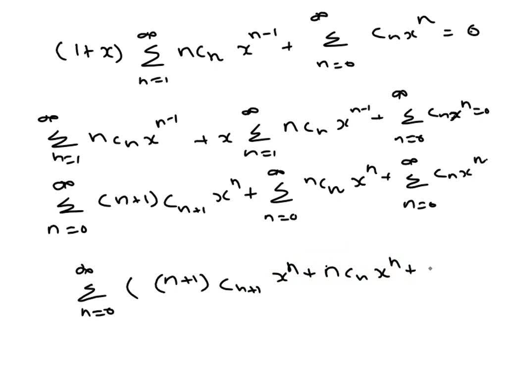 SOLVED: Proceed as in Example 4 in Section 6.1 and find a power series ...