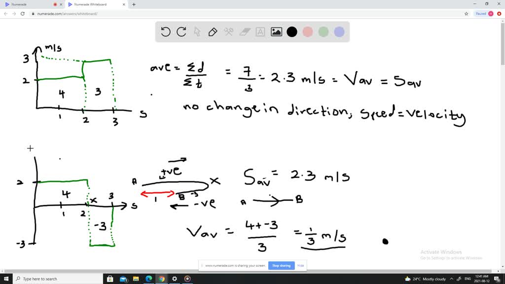 SOLVED: A ball moves in a straight line (the x-axis). The graph in Fig ...