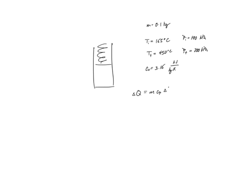 a-spring-loaded-piston-cylinder-device-contains-100-g-of-helium-as-the-system-as-shown-in-the-figure-the-system-undergoes-a-process-from-190-kpa-and-165-cto-700-kpa-and-450-c-determine-the-a-13406