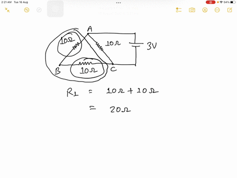 find-the-total-current-pass-through-the-circuit-as-shown-in-figure-10-q-10-9-3v-10-q-figure-shown-in-find-the-total-current-pass-through-the-circuit-as-44977
