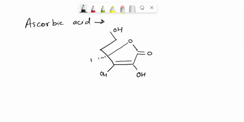 draw-the-structure-of-ascorbic-acid-and-dehydroxyascorbic-acid-identify-by-circling-exactly-the-carbon-atoms-on-ascorbic-acid-which-are-being-oxidized-state-the-oxidation-number-of-the-carbo-27979